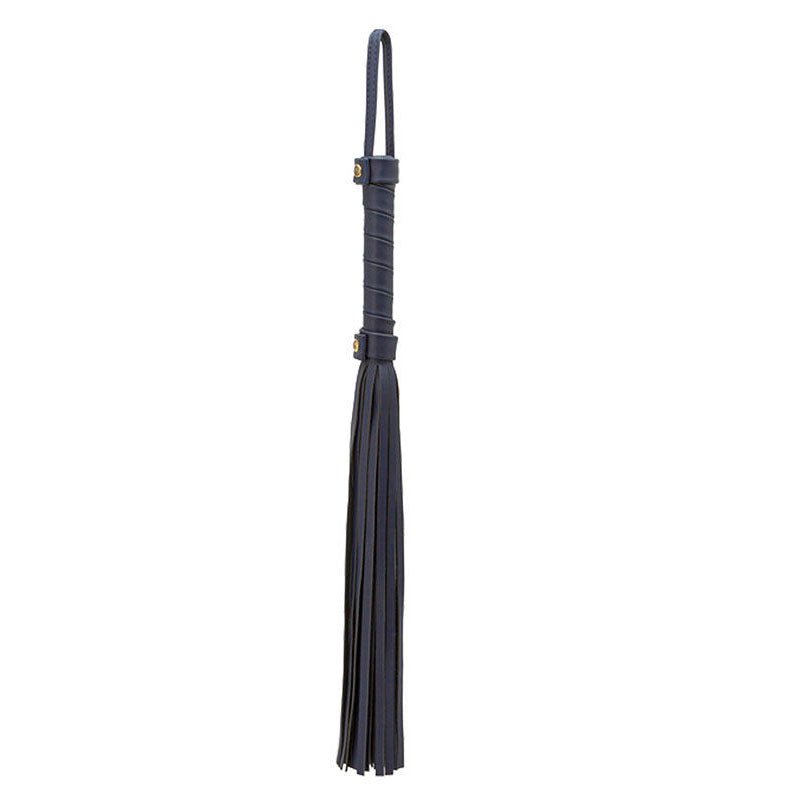 Bondage couture flogger blue front | Flirtybay.com.au